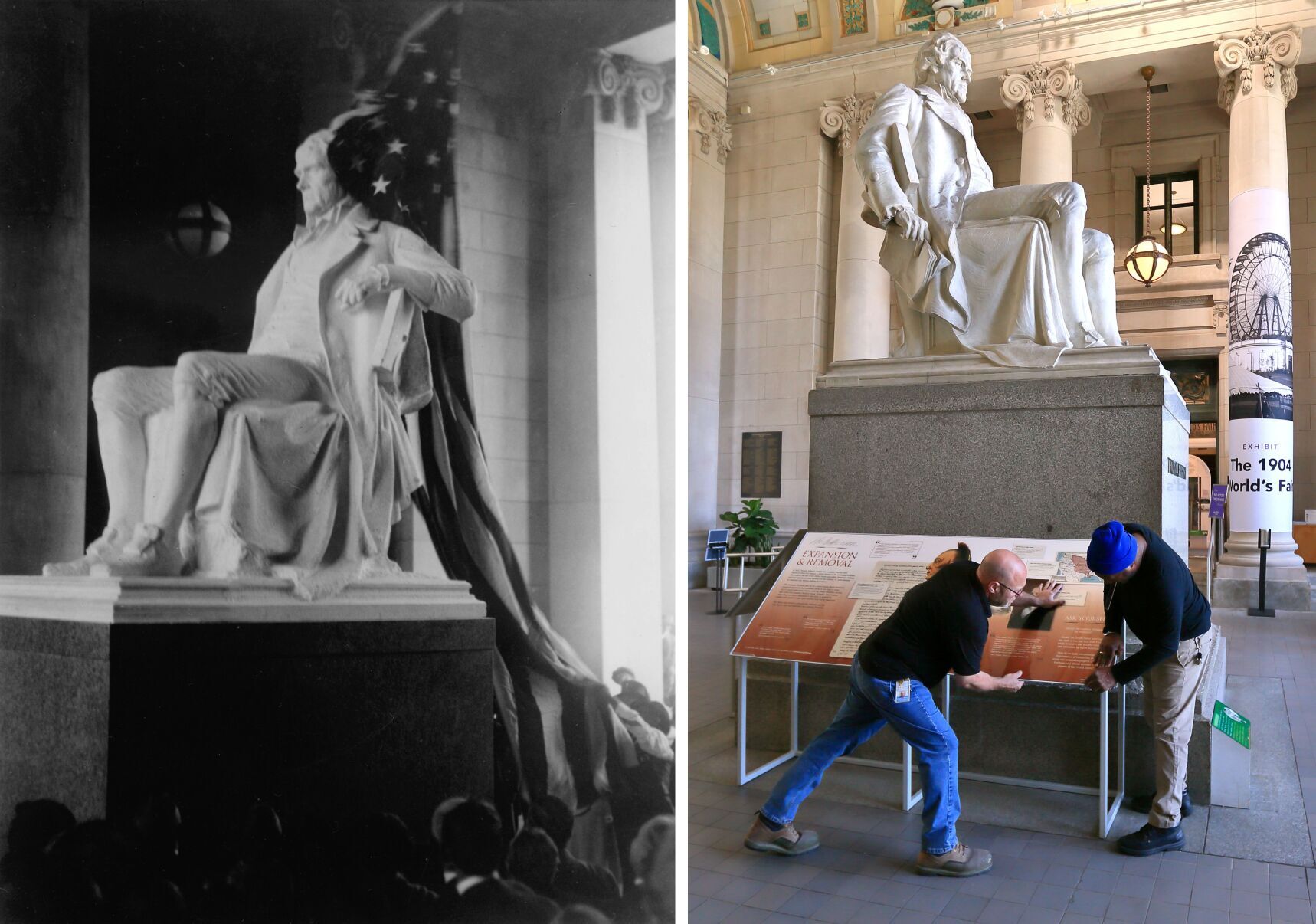 Statue of Thomas Jefferson in context